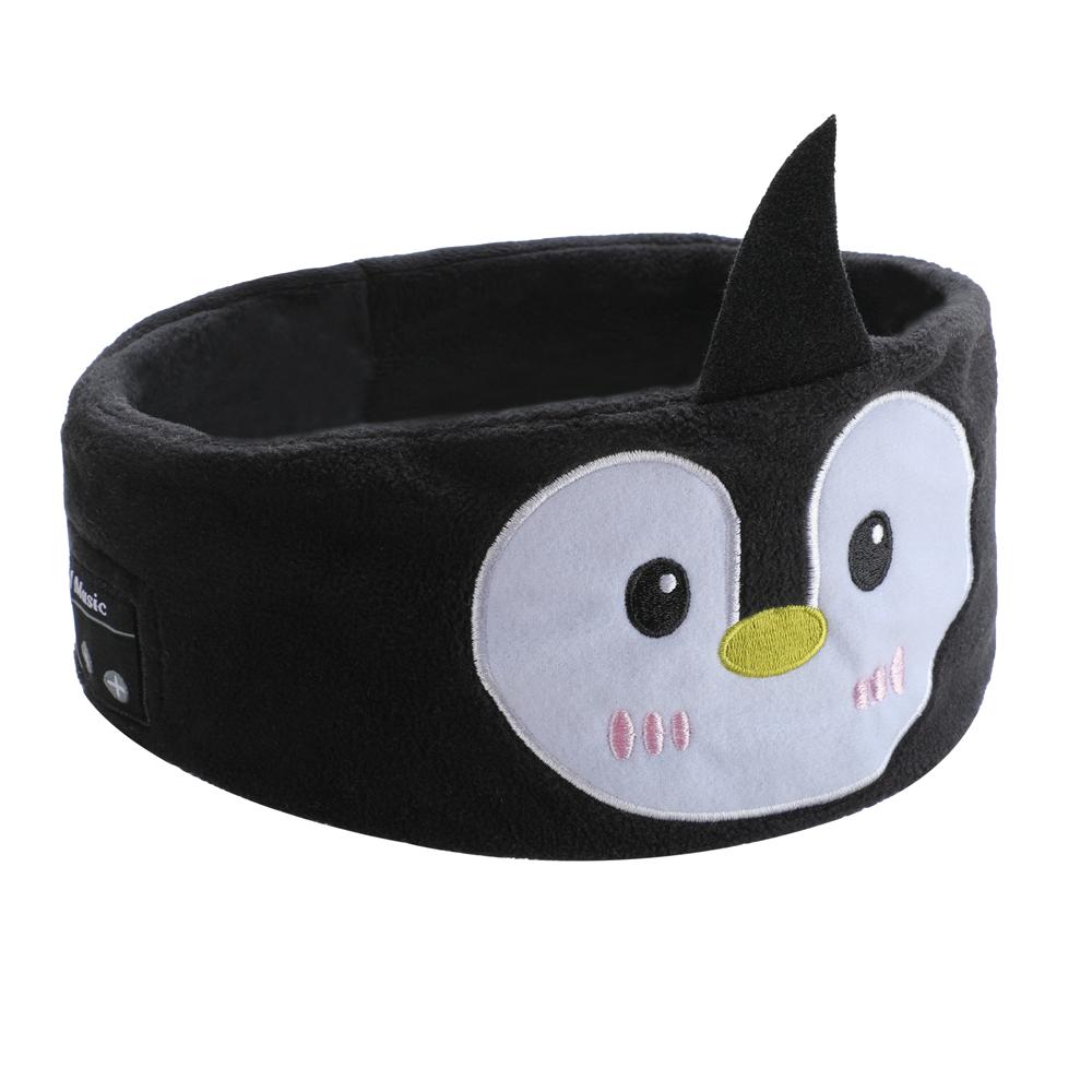 Kids Bluetooth headphones in a cozy headband, ensuring safe and enjoyable audio