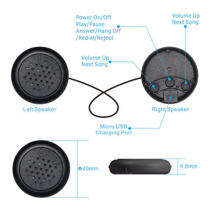 Bluetooth headband headphones for children in plush fabric, perfect travel accessories