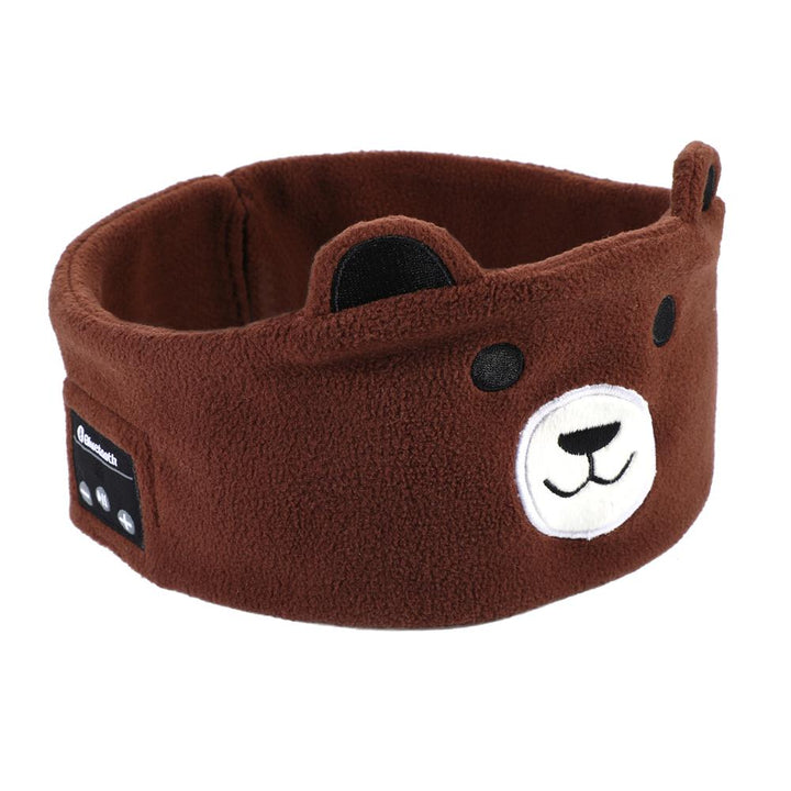 Plush wireless headphones for kids, ideal for travel and quiet entertainment
