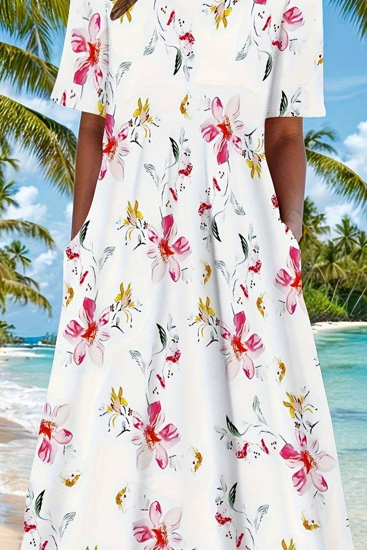 Chic women's midi dress, soft fabric & belted design. Great for everyday wear or elegant fall/winter looks.