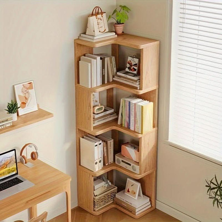 Stylish solid pine wood corner furniture, perfect space-saving solution for small areas.