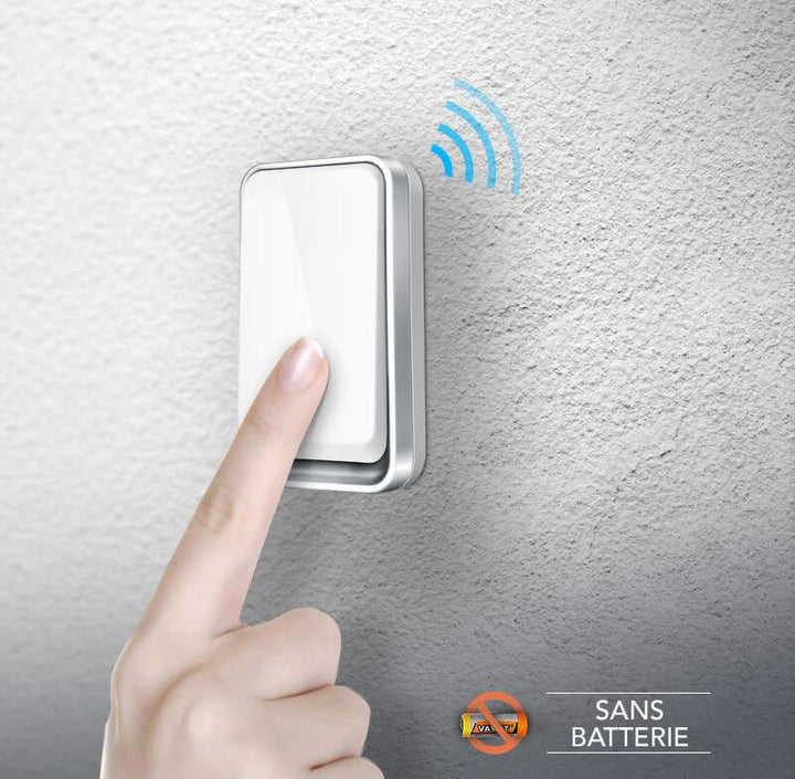 Sonivo kinetic energy smart doorbell. Battery-free & weatherproof for reliable home security and peace of mind.
