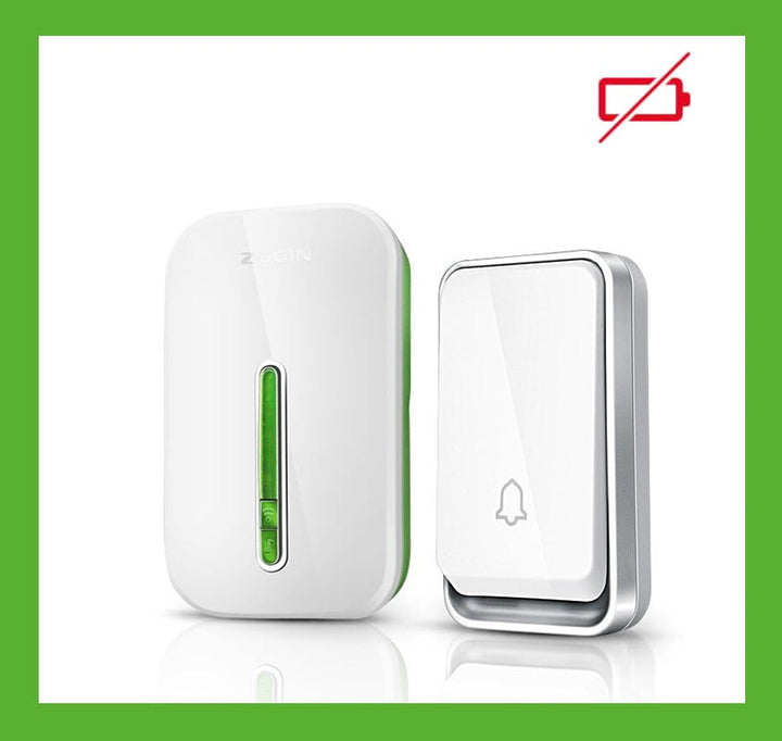 Long range Sonivo wireless battery-free doorbell. Weatherproof & smart, perfect for home security.