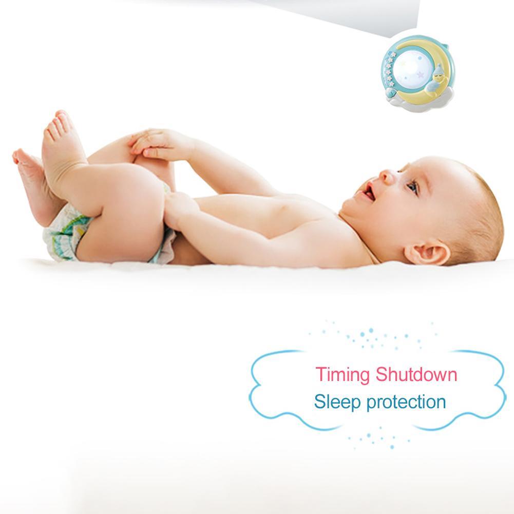 Musical Crib Mobile for newborns, features rotating rattles, soothing music, and a captivating light show.