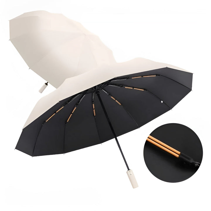 Versatile StormShield automatic umbrella, providing reliable UV & rain protection for all.