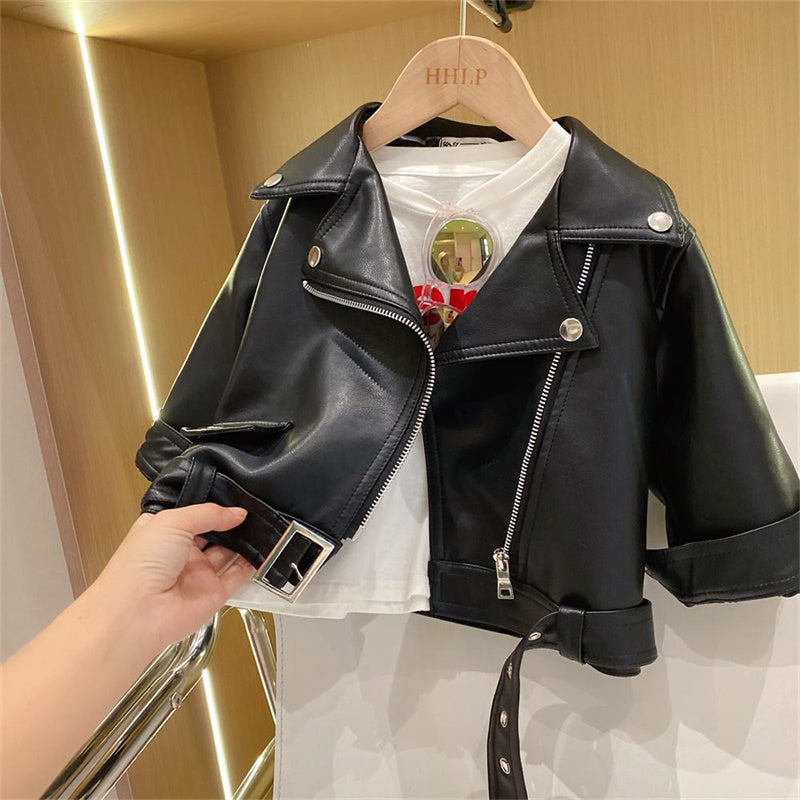Young boys' classic zipper jacket, ideal for spring & fall. Durable and stylish kids' outerwear for everyday wear.