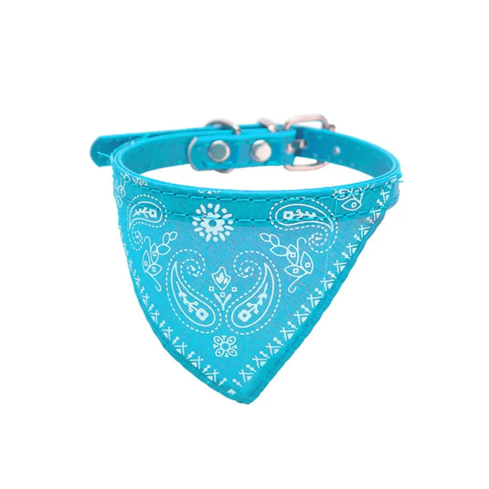 Fashionable cat bandana collar, a versatile and cute accessory for cats & small dogs.