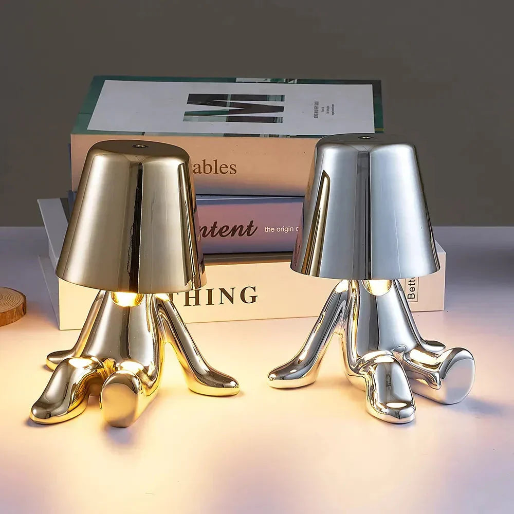 Stylish cordless LED table lamp, dimmable, perfect for modern home decor & mood lighting.