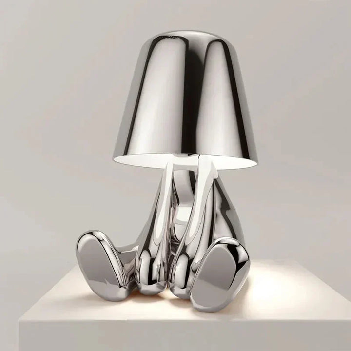 Stylish cordless LED lamp for table, dimmable and rechargeable, versatile home lighting.