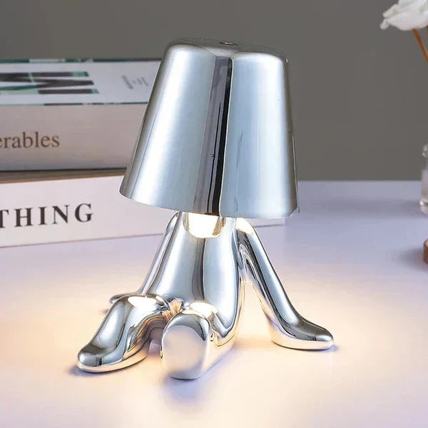Elegant dimmable LED accent lamp, rechargeable, portable for versatile mood lighting.