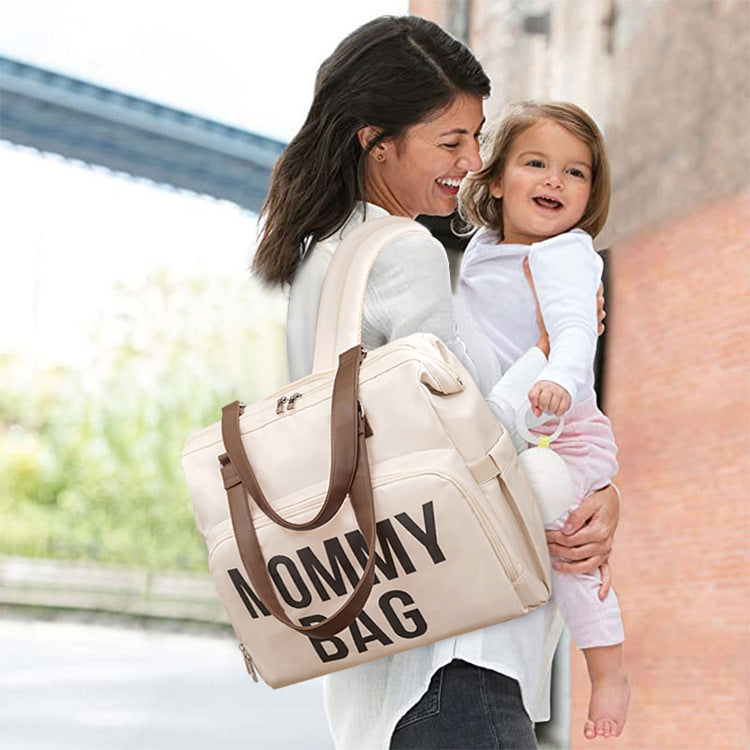 Gift for new mom: blue diaper backpack, large capacity, stylish, for baby and mommy bag needs