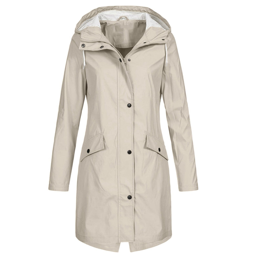 Chic women's weatherproof jacket, lightweight fashion outerwear to stay dry in all seasons.