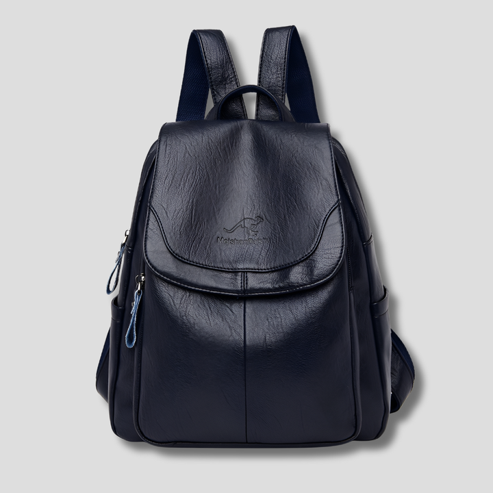 Fashionable anti-theft women's shoulder bag with secure flap closure for commuters.