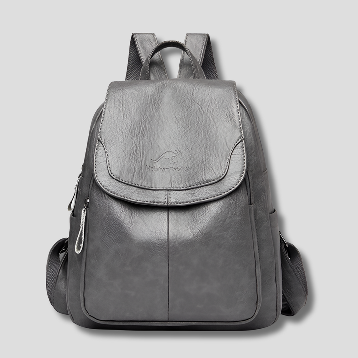 Practical & stylish women's anti-theft backpack. Secure flap closure protects essentials.