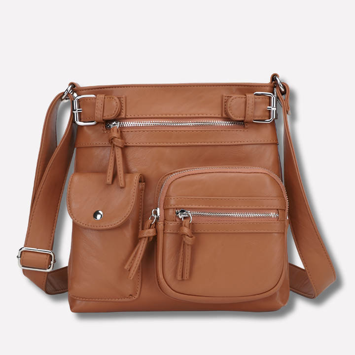 Versatile women's shoulder bag, perfect for everyday use or travel, featuring organized compartments.