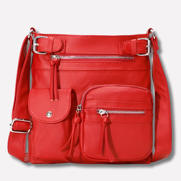 Women's stylish crossbody shoulder bag, new design, with smart multi-pocket organization.