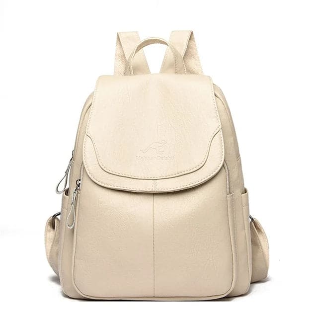 Stylish women's flap backpack, perfect for daily use. Chic, organized, and versatile for modern women.