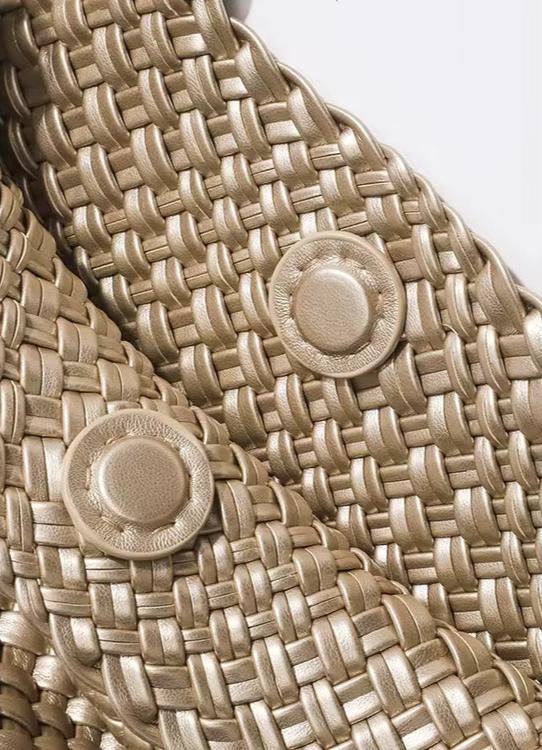 Women's fashionable large woven tote, comfortable shoulder straps, spacious design.