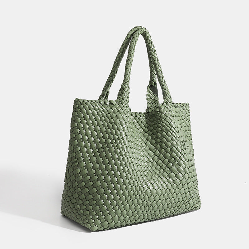 Everyday women's woven tote bag, large & stylish, a versatile and practical fashion accessory.
