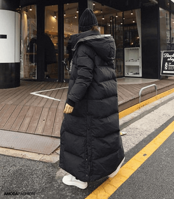 Women's Luna oversized winter parka. Warm, windproof, waterproof women's jacket for stylish cold weather outerwear.