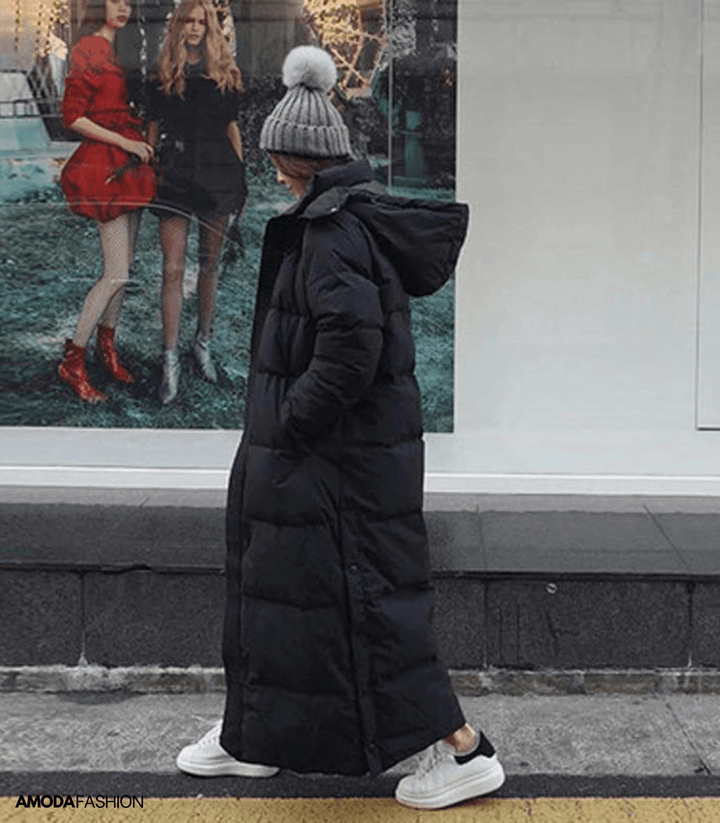 Luna oversized women's winter parka. Stay warm & dry with this stylish, waterproof, windproof winter coat.
