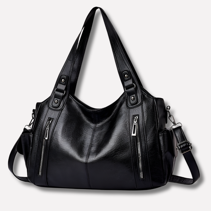 Chic women's shoulder bag, a multi-compartment handbag for daily use, keeping your essentials organized.