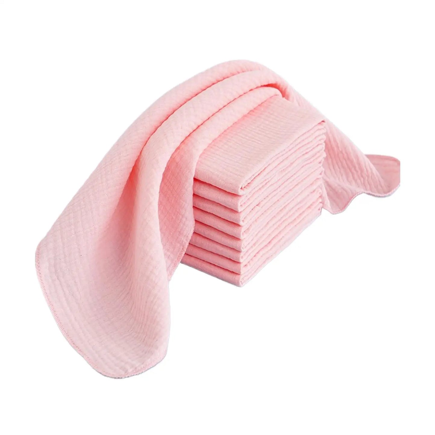 Absorbent cotton gauze baby diapers, ready for use as newborn care essentials