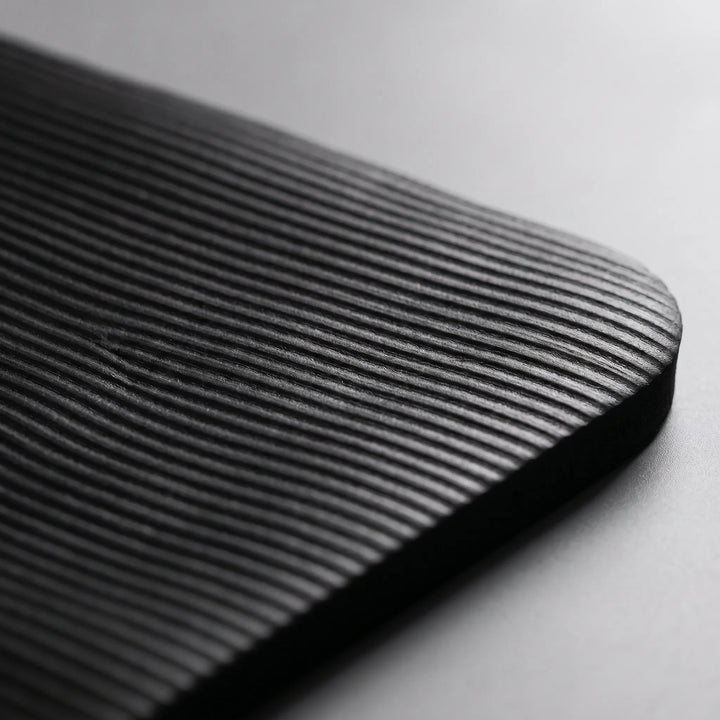 Extra thick exercise mat provides superior cushioning & support for intense home workouts.