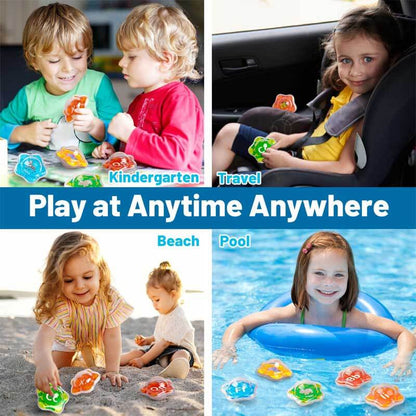 Colorful foam alphabet and number bath toys for toddlers, perfect for preschool learning and sensory play
