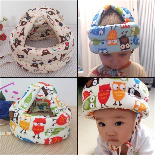 Toddler anti-collision safety helmet, soft protective hat for crawling babies, infant head protection