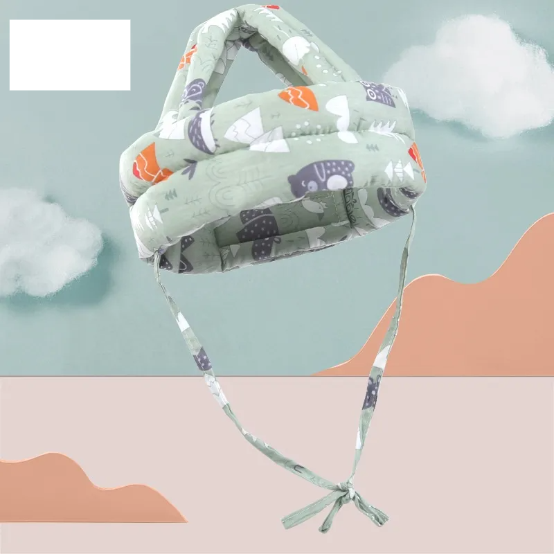 Infant anti-fall cap, soft head protection helmet, a must-have baby safety accessory.