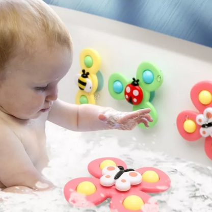 Bright sensory bath toy, a durable spinner for babies and toddlers, perfect for gifting