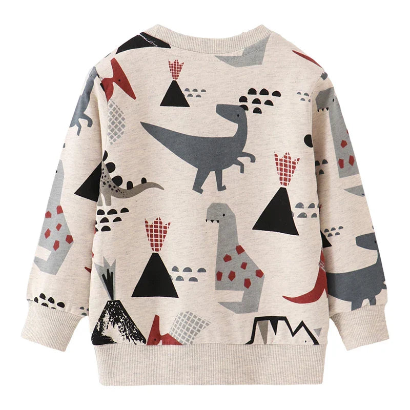 Folded kids' casualwear sweater in a soft cotton blend, ready for gifting.