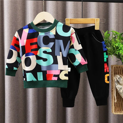 Stylish and comfortable blue cotton two-piece outfit for baby boys, perfect for daily wear.