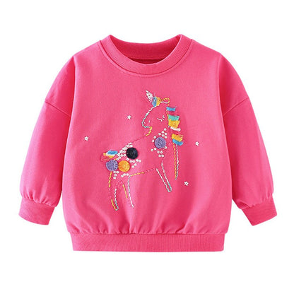 High-quality cotton pullover sweater with multiple dinosaur prints, designed for durability and warmth.