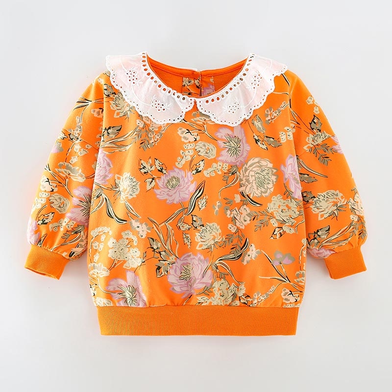 Soft cotton pullover sweater for toddlers featuring a playful green dinosaur pattern, ideal for daily wear.