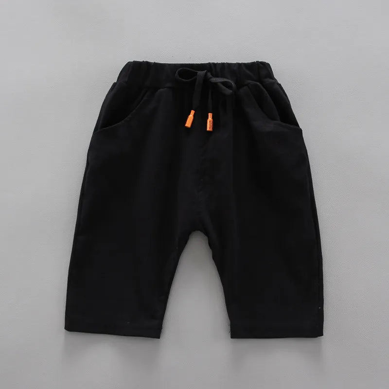 Comfortable toddler boys' short-sleeve top and shorts set, ideal for active playwear