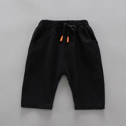 Comfortable toddler boys' short-sleeve top and shorts set, ideal for active playwear