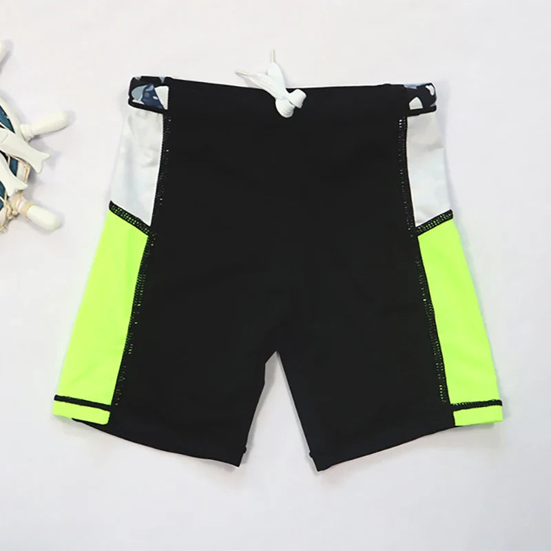 Summer play outfit: boys' UPF 50+ long sleeve swim set with comfortable hat