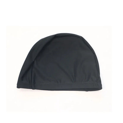 Childrens' blue long sleeve swim top, coordinating shorts, and sun hat for boys