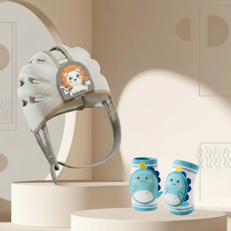 Baby gear: lightweight and breathable head protector, designed for active toddlers' safety
