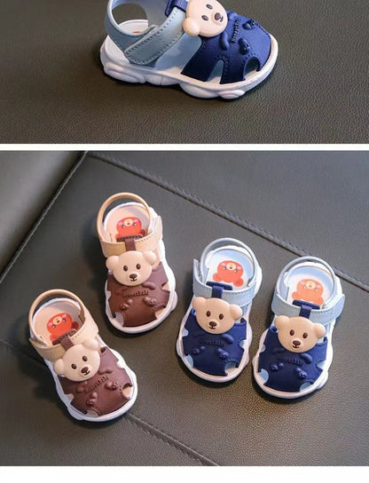 Summer shoes kids love: cartoon beach sandals with anti-slip grip for playful explorations