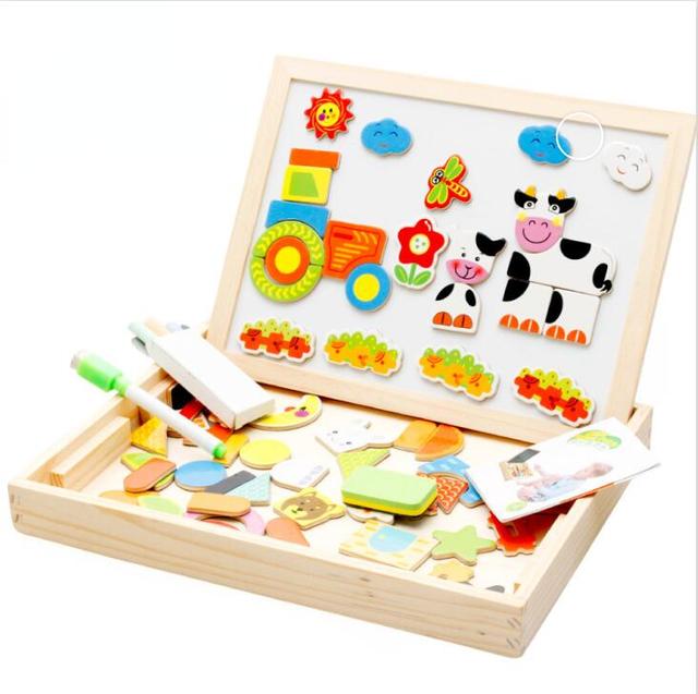Toddler drawing board with animal theme, promoting creative play and preschool learning