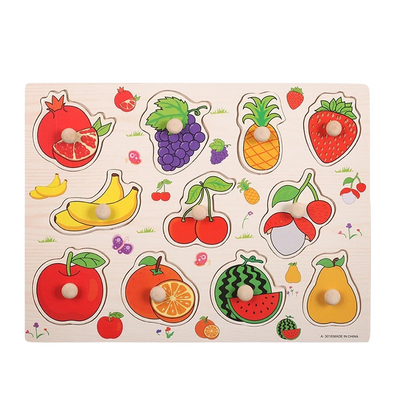 Toddler animal puzzle with large, easy-to-grab pieces, perfect for ages 1-3 learning toys