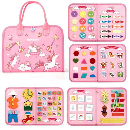 Lightweight felt learning board toy, perfect for toddlers' educational activities and travel entertainment