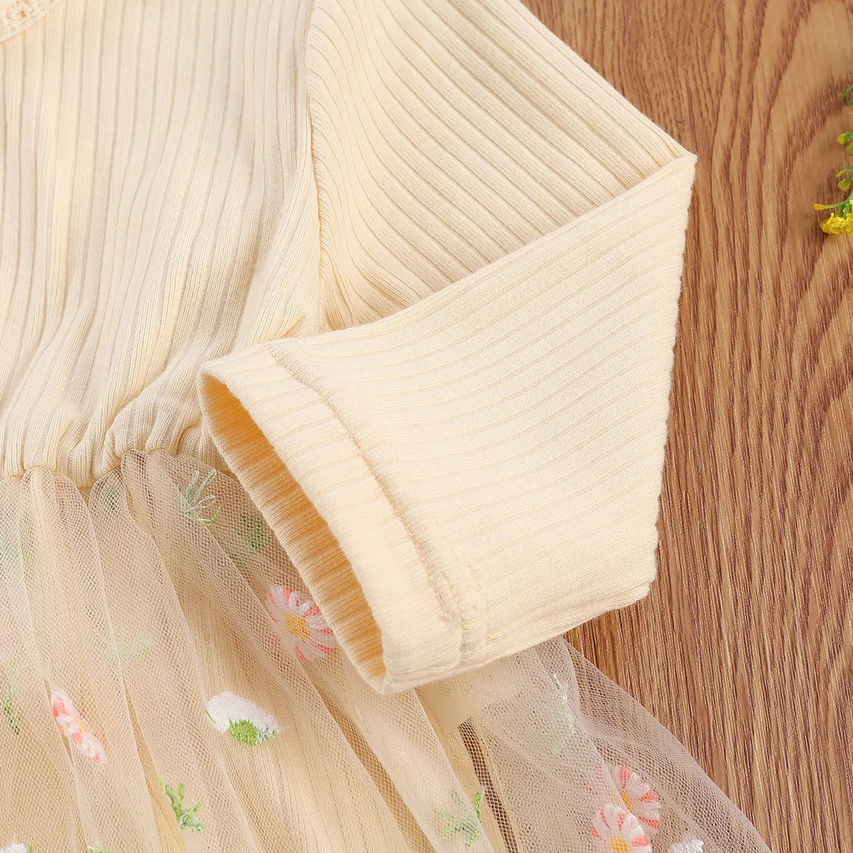 Cozy long sleeve knit romper for toddler girls, a beautiful autumn princess outfit.