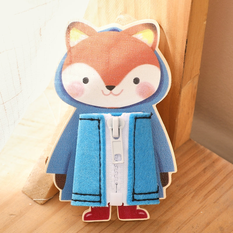 High-quality Montessori fine motor skill board, a durable educational toy for mastering basic skills.