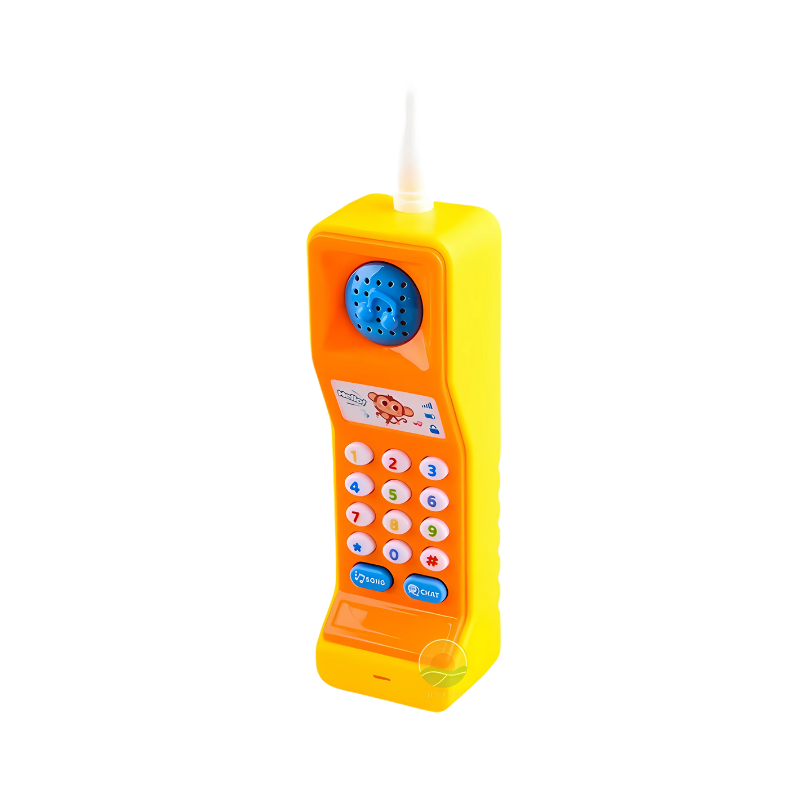 Unisex developmental learning toy, a musical pretend play phone for toddlers and kids