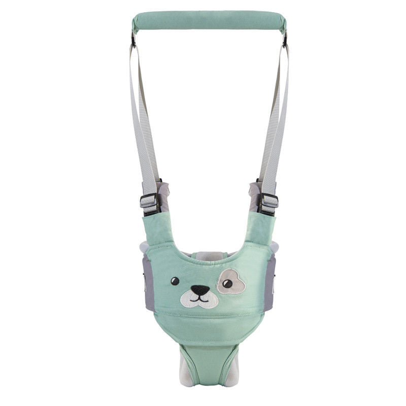 Illustration of a toddler's first steps walking harness, ideal for baby safety and developmental learning.