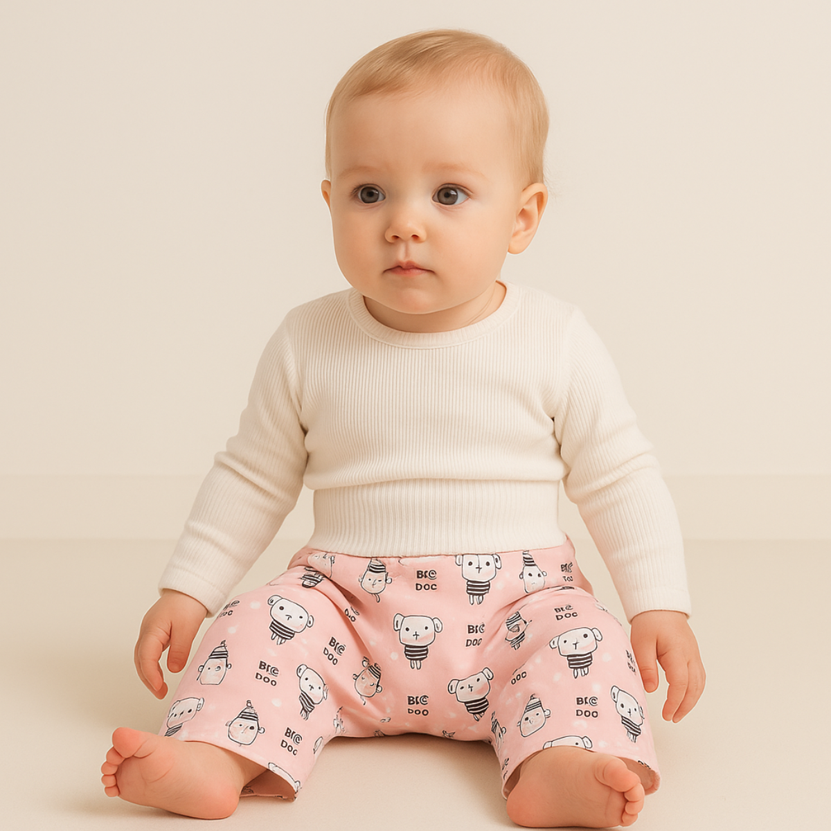 Eco-friendly potty training skirt, absorbent and comfortable for baby